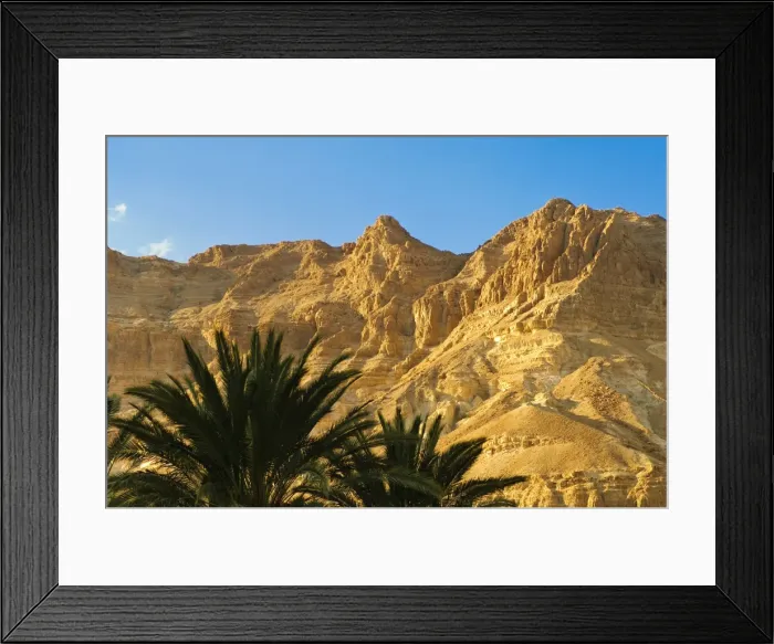Framed Print : Dead Sea area, Israel, Middle East