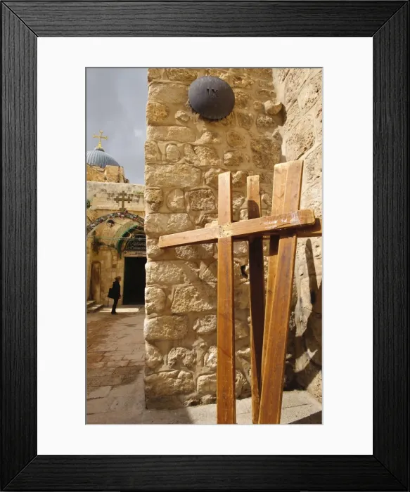 Framed Print : Stations of the Cross on Via Dolorosa, Old City, Jerusalem, Israel, Middle East Framed Print : Stations of the Cross on Via Dolorosa, Old City, Jerusalem, Israel, Middle East