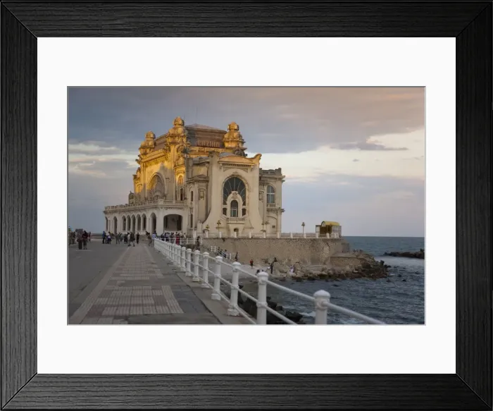 Framed Print : Casino, Waterfront promenade, Constanta, Romania, Europe Framed Print : Casino, Waterfront promenade, Constanta, Romania, Europe