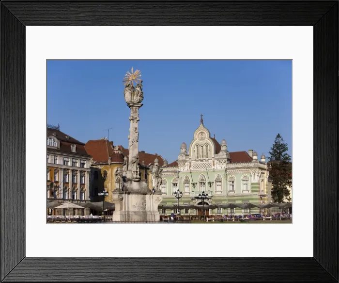 Framed Print : Unirii square, Timisoara, Romania, Europe Framed Print : Unirii square, Timisoara, Romania, Europe