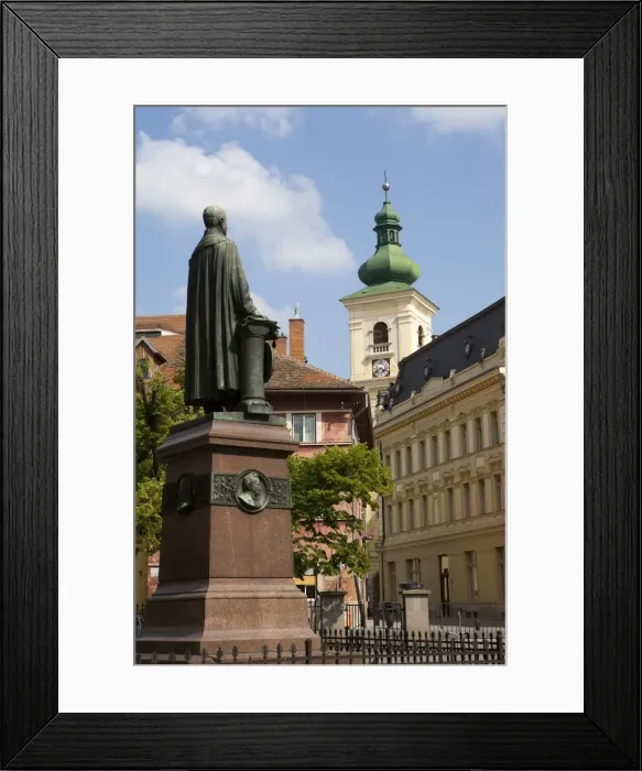 Framed Print : Mitropoliei street, Sibiu, Transylvania, Romania, Europe Framed Print : Mitropoliei street, Sibiu, Transylvania, Romania, Europe