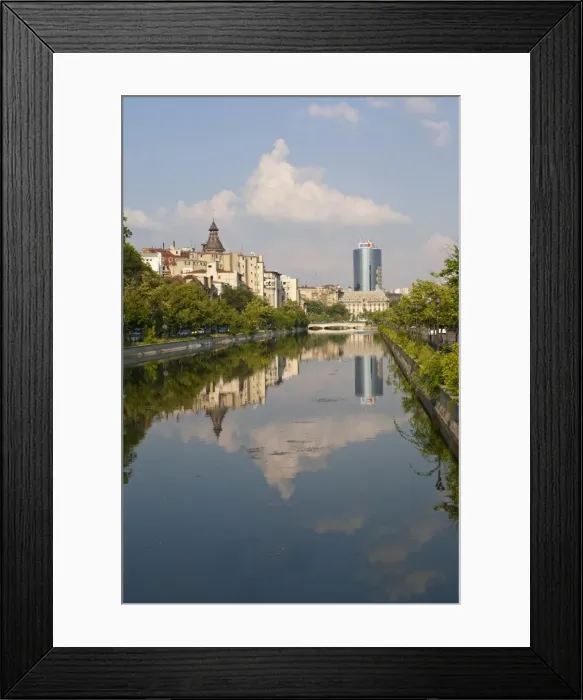 Framed Print : Dambovita River, Bucharest, Romania, Europe Framed Print : Dambovita River, Bucharest, Romania, Europe