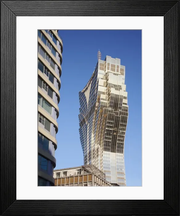 Framed Print : Grand Lisboa Casino, Macau, China, Asia Framed Print : Grand Lisboa Casino, Macau, China, Asia