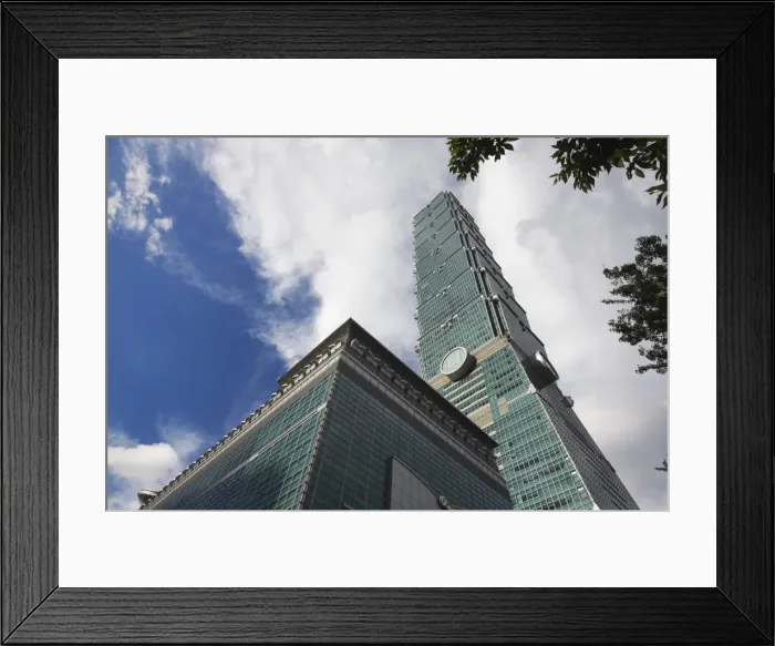 Framed Print : Taipei 101, Taipei, Taiwan, Asia Framed Print : Taipei 101, Taipei, Taiwan, Asia