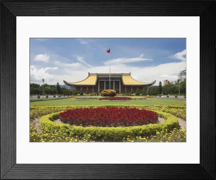 Framed Print : Sun Yat Sen Memorial Hall, Taipei, Taiwan, Asia