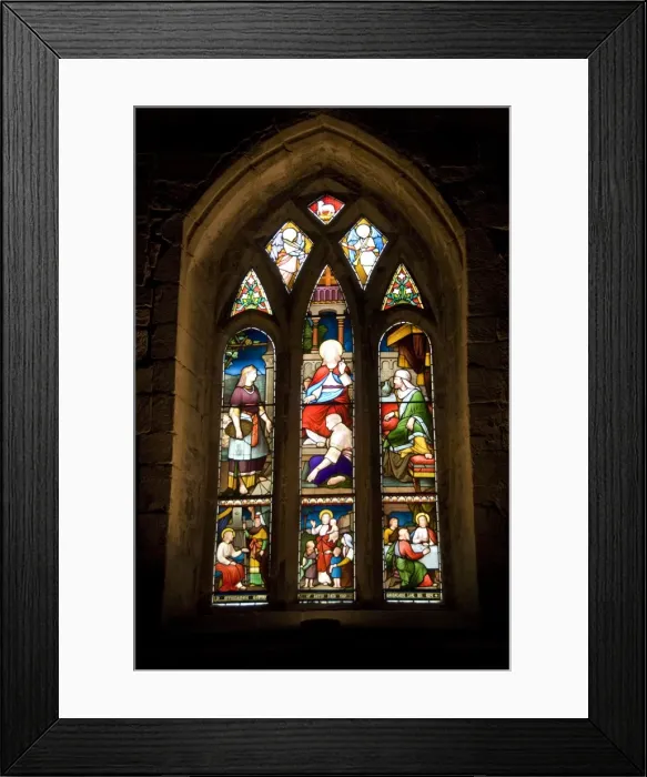 Framed Print : Stained glass windows, Dunfermline Abbey, Dunfermline, Fife, Scotland, United Kingdom Framed Print : Stained glass windows, Dunfermline Abbey, Dunfermline, Fife, Scotland, United Kingdom