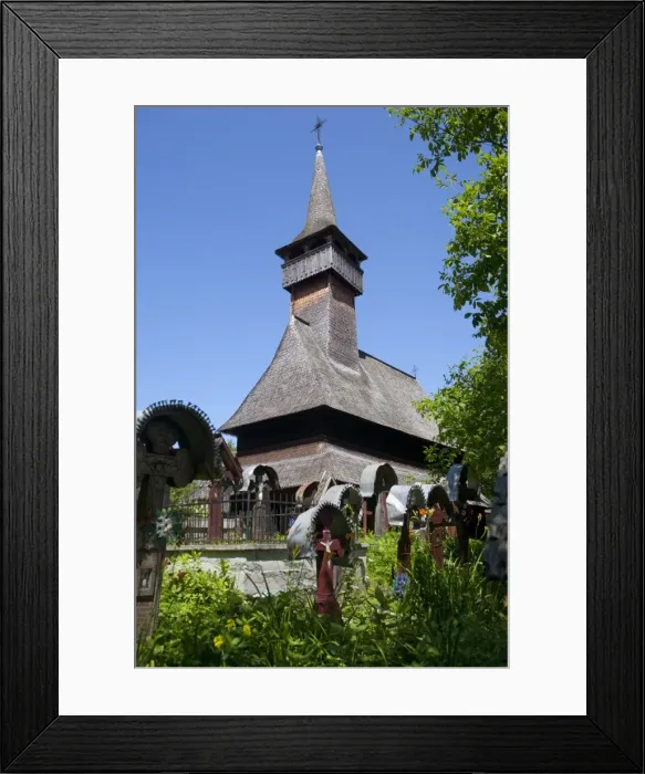 Framed Print : Lemn din Deal wooden church, UNESCO World Heritage Site, Ieud, Maramures, Romania, Europe Framed Print : Lemn din Deal wooden church, UNESCO World Heritage Site, Ieud, Maramures, Romania, Europe