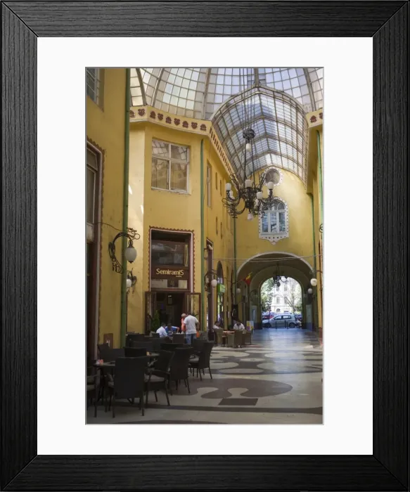 Framed Print : Vulturul Negru passage, Oradea, Romania, Europe Framed Print : Vulturul Negru passage, Oradea, Romania, Europe