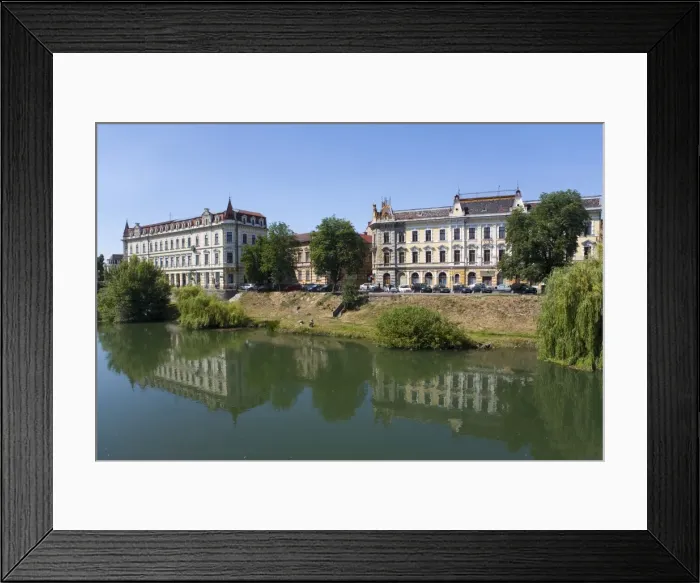Framed Print : Along the Crisul Repede River, Oradea, Romania, Europe Framed Print : Along the Crisul Repede River, Oradea, Romania, Europe