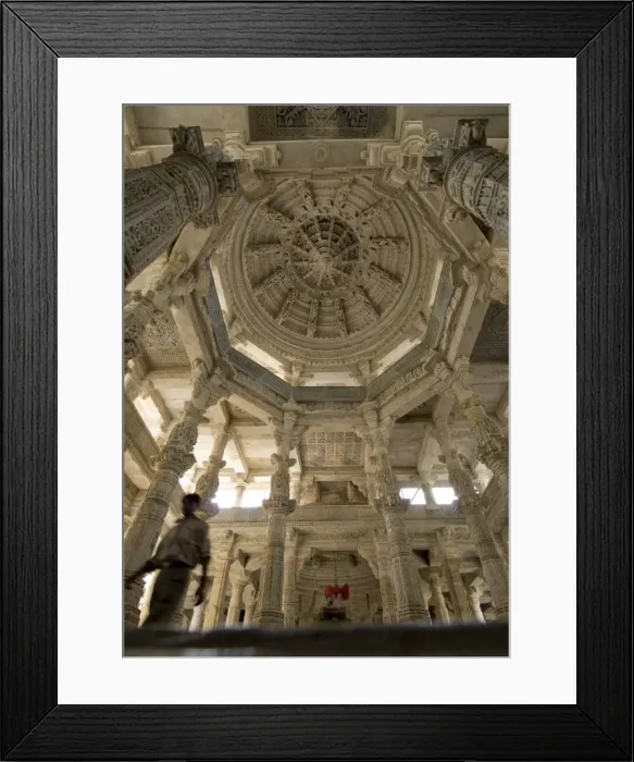 Framed Print : Carvings inside the Jain Temple, Ranakpur, Rajasthan, India Framed Print : Carvings inside the Jain Temple, Ranakpur, Rajasthan, India