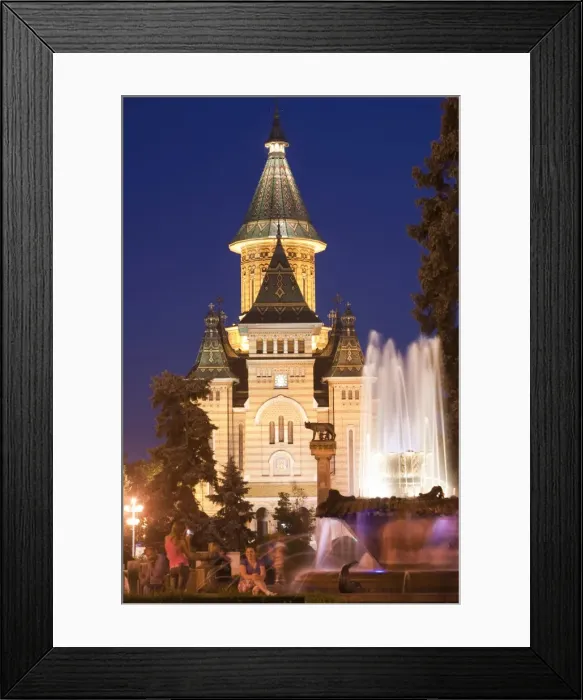 Framed Print : Metropolitan Cathedral, Timisoara, Romania, Europe Framed Print : Metropolitan Cathedral, Timisoara, Romania, Europe