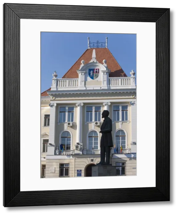 Framed Print : Statue of Ion I. C. Bratianu, Hunedoara, Romania, Europe Framed Print : Statue of Ion I. C. Bratianu, Hunedoara, Romania, Europe