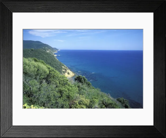 Framed Print : Wild coast near Punta Ala, Grosseto, Tuscany, Italy, Europe Framed Print : Wild coast near Punta Ala, Grosseto, Tuscany, Italy, Europe