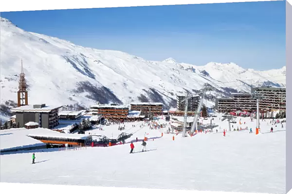 Les Menuires ski resort, 1800m, in the Three Valleys (Les Trois Vallees)