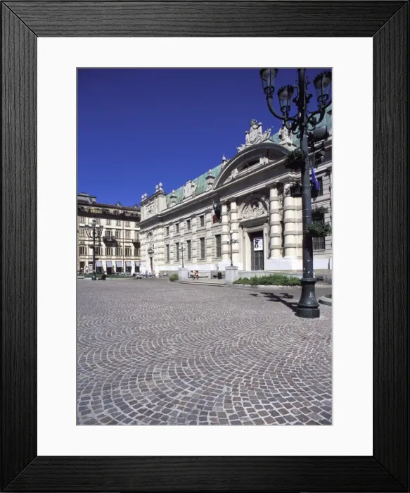 Framed Print : Piazza Carlo Alberto, Turin, Piedmont, Italy, Europe Framed Print : Piazza Carlo Alberto, Turin, Piedmont, Italy, Europe