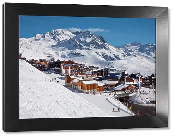 Val Thorens ski resort, 2300m, in the Three Valleys (Les Trois Vallees)