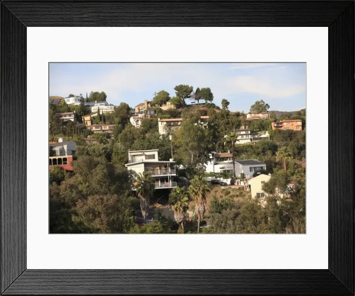 Framed Print : Hollywood Hills, Los Angeles, California, United States of America, North America Framed Print : Hollywood Hills, Los Angeles, California, United States of America, North America