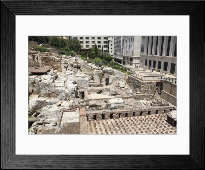 Framed Print : Roman Baths, Beirut, Lebanon, Middle East Framed Print : Roman Baths, Beirut, Lebanon, Middle East