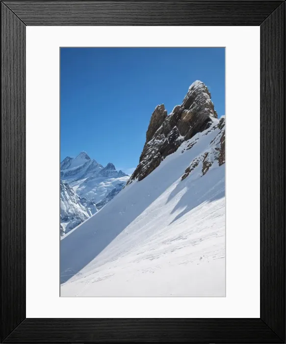 Framed Print : Mountain peaks above Grindelwald, Jungfrau region, Bernese Oberland, Swiss Alps Framed Print : Mountain peaks above Grindelwald, Jungfrau region, Bernese Oberland, Swiss Alps