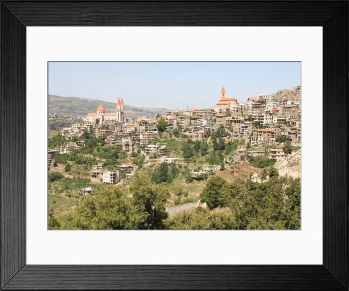 Framed Print : Bcharre, Qadisha Valley, Lebanon, Middle East Framed Print : Bcharre, Qadisha Valley, Lebanon, Middle East