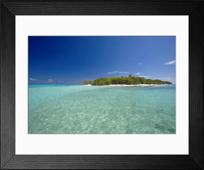 Framed Print : Tropical island and lagoon, Baa Atoll, Maldives, Indian Ocean Framed Print : Tropical island and lagoon, Baa Atoll, Maldives, Indian Ocean