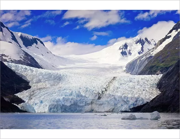 Glaciers in southern Chile, Chile, South America
