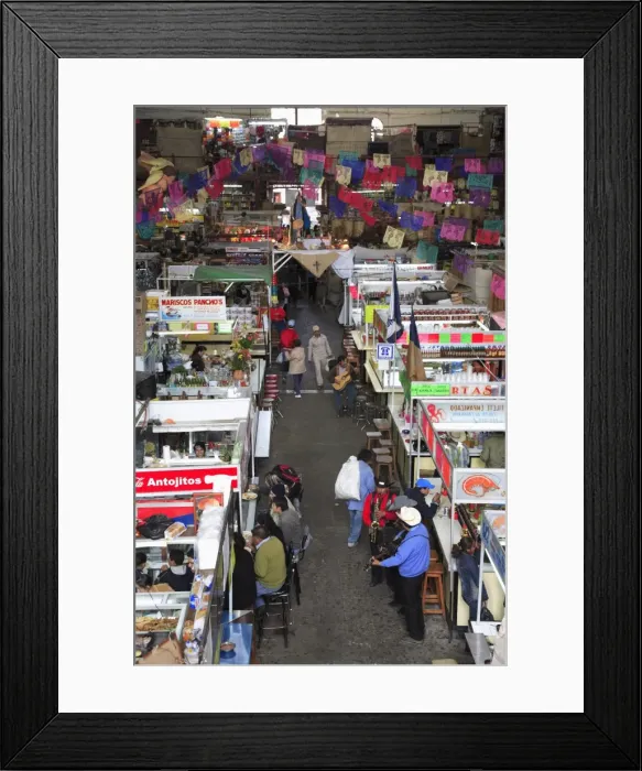 Framed Print : Mercado Hidalgo (Hidalgo Market), Guanajuato, Guanajuato State, Mexico, North America