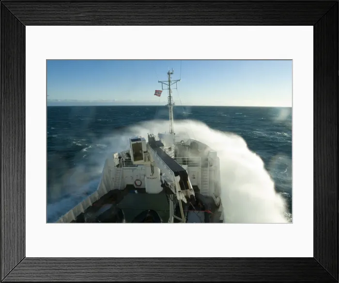 Framed Print : Aboard Grigoriy Mikheev icebreaker, Svalbard Archipelago, Norway, Arctic