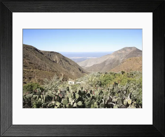 Framed Print : Real de Catorce, Sierra Madre Oriental mountains, San Luis Potosi state Framed Print : Real de Catorce, Sierra Madre Oriental mountains, San Luis Potosi state