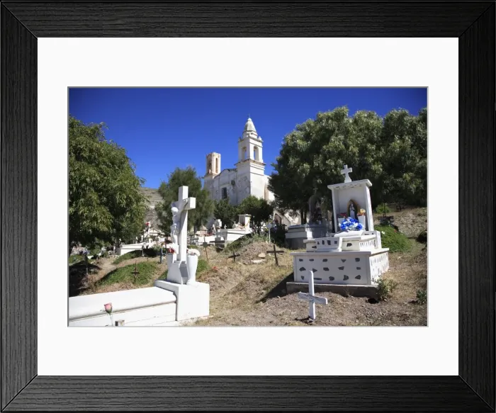 Framed Print : Templo de Guadalupe, Real de Catorce, former silver mining town now popular with tourists Framed Print : Templo de Guadalupe, Real de Catorce, former silver mining town now popular with tourists