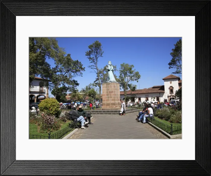Framed Print : Plaza Gertrudis Bocanegra, Patzcuaro, Michoacan state, Mexico, North America Framed Print : Plaza Gertrudis Bocanegra, Patzcuaro, Michoacan state, Mexico, North America