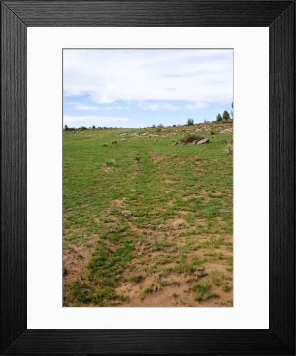 Framed Print : Wagon ruts at Fort Union National Monument and Santa Fe National Historic Trail Framed Print : Wagon ruts at Fort Union National Monument and Santa Fe National Historic Trail