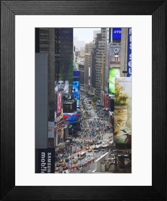 Framed Print : Broadway and Times Square, Manhattan, New York City, New York, United States of America Framed Print : Broadway and Times Square, Manhattan, New York City, New York, United States of America