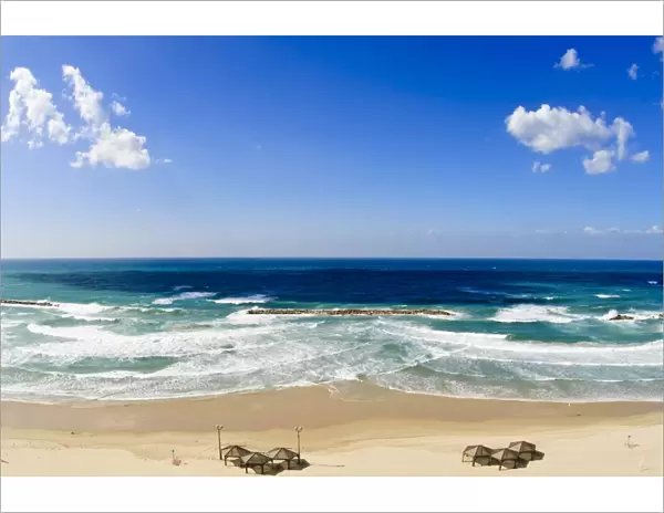 Tel Aviv beach, Israel, Middle East
