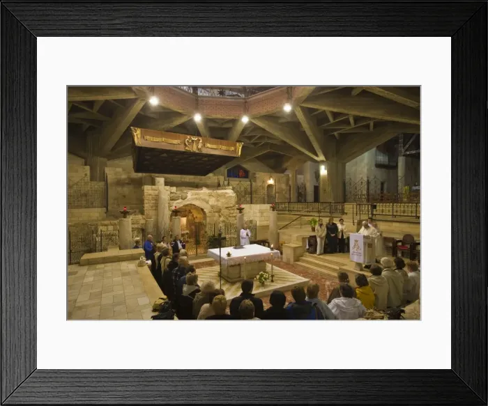 Framed Print : Basilica of the Annunciation, Nazareth, Israel, Middle East Framed Print : Basilica of the Annunciation, Nazareth, Israel, Middle East