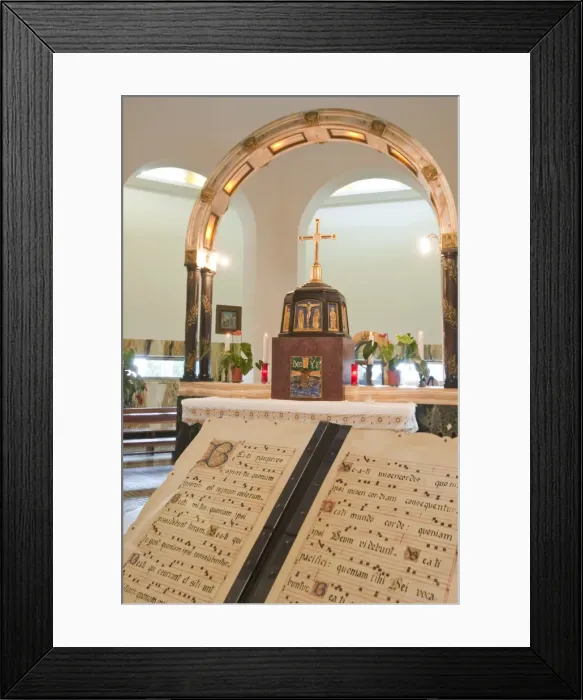 Framed Print : Interior, Church of the Beatitudes, Galilee, Israel, Middle East Framed Print : Interior, Church of the Beatitudes, Galilee, Israel, Middle East