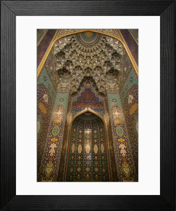 Framed Print : The mihrab in the Sultan Qaboos Grand Mosque, Muscat, Oman, Middle East Framed Print : The mihrab in the Sultan Qaboos Grand Mosque, Muscat, Oman, Middle East