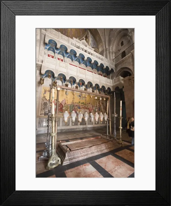 Framed Print : Interior of the Church of the Holy Sepulchre, Jerusalem, Israel, Middle East Framed Print : Interior of the Church of the Holy Sepulchre, Jerusalem, Israel, Middle East