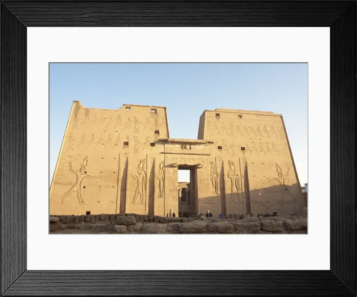 Framed Print : Temple of Horus, Edfu, Egypt, North Africa, Africa Framed Print : Temple of Horus, Edfu, Egypt, North Africa, Africa
