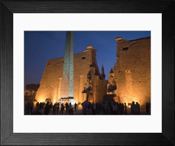 Framed Print : Luxor Temple, Luxor, UNESCO World Heritage Site, Thebes, Egypt, North Africa, Africa Framed Print : Luxor Temple, Luxor, UNESCO World Heritage Site, Thebes, Egypt, North Africa, Africa