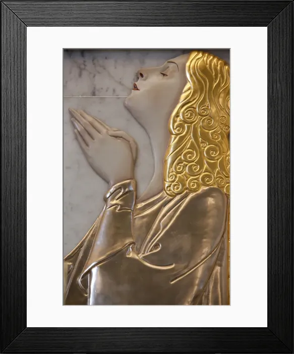 Framed Print : Am Steinhof church altar angel, Vienna, Austria, Europe Framed Print : Am Steinhof church altar angel, Vienna, Austria, Europe