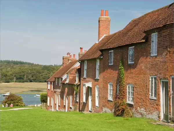 Shipwrights cottages at Bucklers Hard, Hampshire, England, United Kingdom