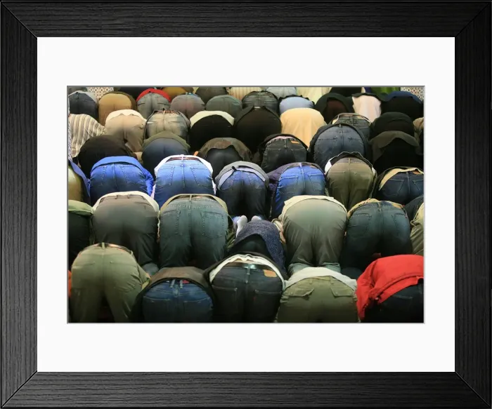 Framed Print : Friday prayers in Bordeaux mosque, Bordeaux, Gironde, France, Europe Framed Print : Friday prayers in Bordeaux mosque, Bordeaux, Gironde, France, Europe