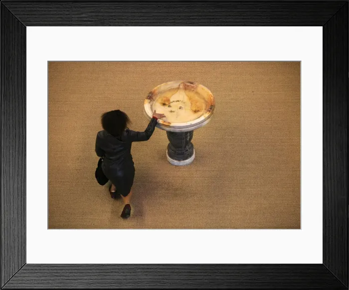 Framed Print : Font at church entrance, Montrouge, Hauts de Seine, France, Europe Framed Print : Font at church entrance, Montrouge, Hauts de Seine, France, Europe