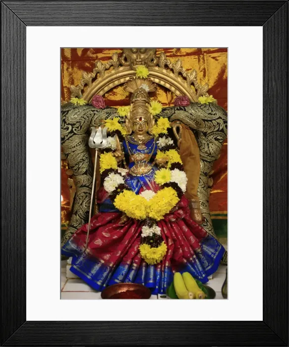 Framed Print : Tamil Hindu goddess, Paris, France, Europe Framed Print : Tamil Hindu goddess, Paris, France, Europe