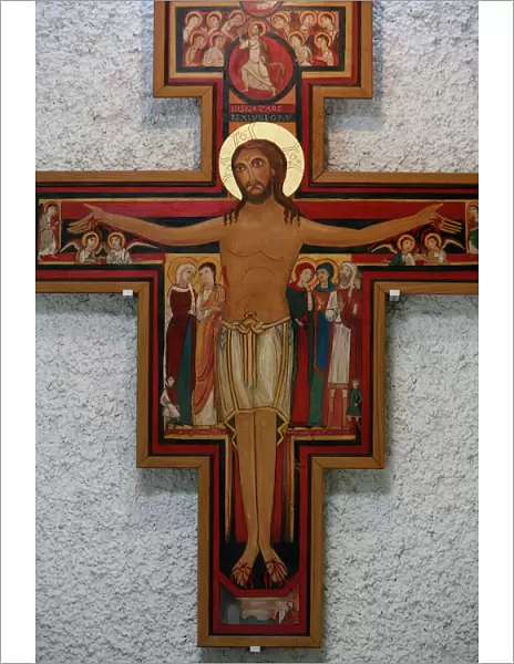 Christ in Saint-Francois de Sales monastery, Evian, Haute Savoie, France, Europe