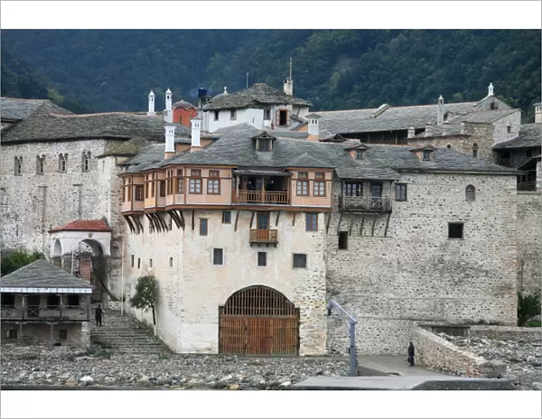 Xenophondos monastery on Mount Athos, Mount Athos, UNESCO World Heritage Site