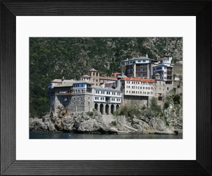 Framed Print : Monastery on Mount Athos, Mount Athos, UNESCO World Heritage Site, Greece, Europe Framed Print : Monastery on Mount Athos, Mount Athos, UNESCO World Heritage Site, Greece, Europe