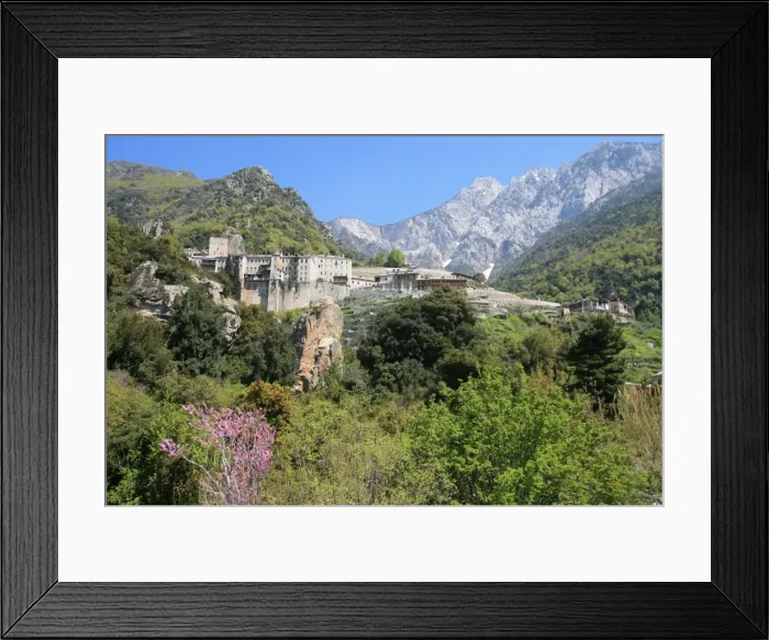 Framed Print : Aghiou Pavlou Monastery on Mount Athos, Mount Athos, UNESCO World Heritage Site Framed Print : Aghiou Pavlou Monastery on Mount Athos, Mount Athos, UNESCO World Heritage Site