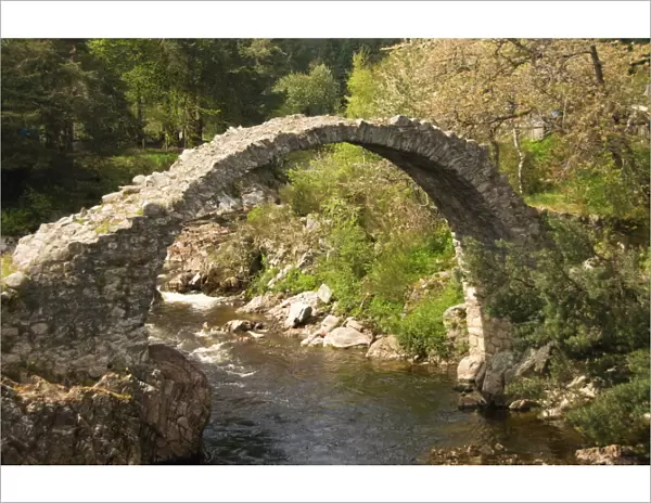 The Bridge of Carr, built in 1717, Carrbridge, Inverness-shire, Highlands
